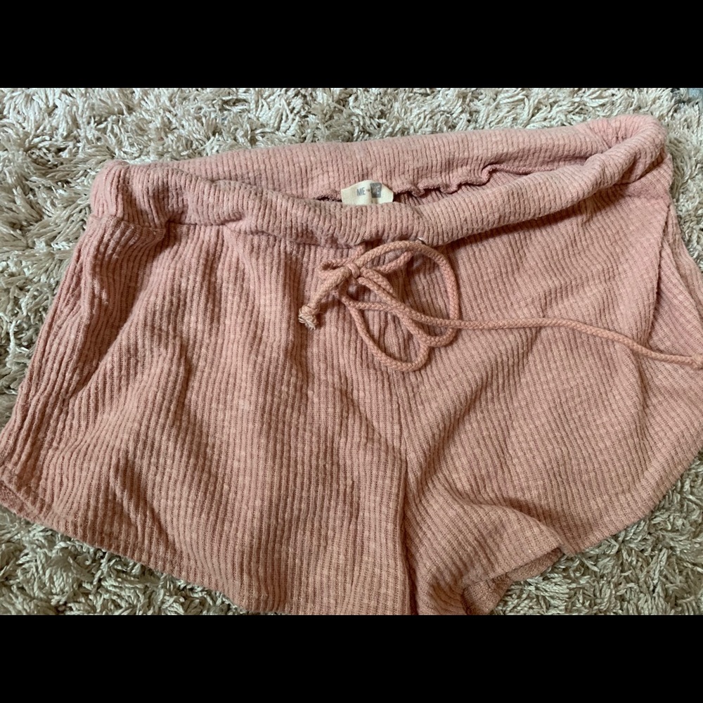 comfy pink shorts from pacsun